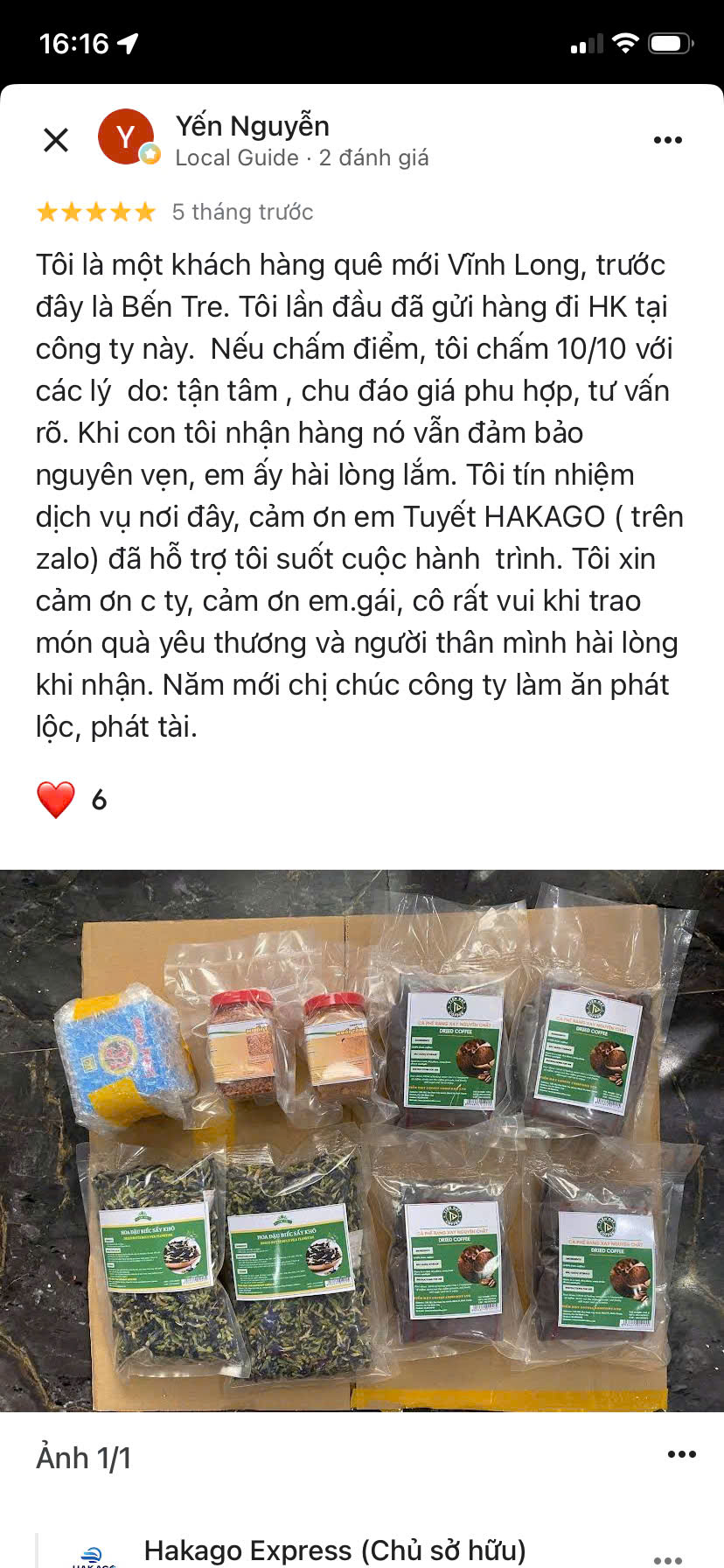 Ảnh review Google Maps